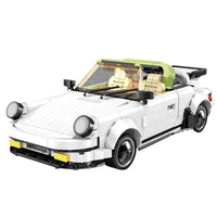 Thumbnail for Building Blocks Tech MOC Porsche 911 Targa Racing Sports Car Bricks Toys 13103 - 1