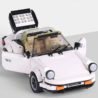 Thumbnail for Building Blocks Tech MOC Porsche 911 Targa Racing Sports Car Bricks Toys 13103 - 5
