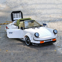 Thumbnail for Building Blocks Tech MOC Porsche 911 Targa Racing Sports Car Bricks Toys 13103 - 4