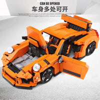 Thumbnail for Building Blocks Tech MOC Porsche GT3 RS Racing Sports Car Bricks Toy 13129 - 3