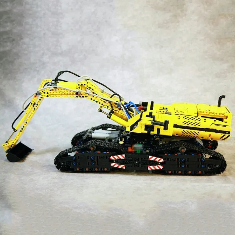Building Blocks Tech MOC RC All Terrain Excavator Crawler Truck Bricks Toy Construction Set Toys - 12