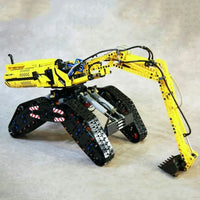Thumbnail for Building Blocks Tech MOC RC All Terrain Excavator Crawler Truck Bricks Toy - 10