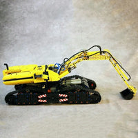 Thumbnail for Building Blocks Tech MOC RC All Terrain Excavator Crawler Truck Bricks Toy Construction Set Toys - 13