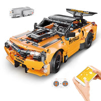 Thumbnail for Building Blocks Tech MOC RC APP Challenger Sport Racing Car Bricks Toy 15006 Construction Set Toys - 1