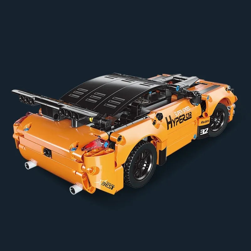Building Blocks Tech MOC RC APP Challenger Sport Racing Car Bricks Toy 15006 Construction Set Toys - 8