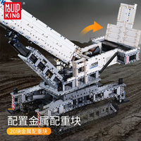 Thumbnail for Building Blocks Tech MOC RC APP Liebherr Crawler Crane Bricks Toy 17002 - 9