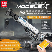 Thumbnail for Building Blocks Tech MOC RC APP Liebherr Crawler Crane Bricks Toy 17002 - 2