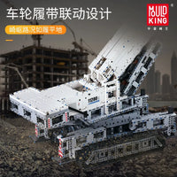Thumbnail for Building Blocks Tech MOC RC APP Liebherr Crawler Crane Bricks Toy 17002 - 6