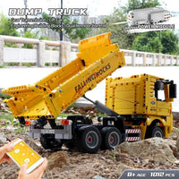 Thumbnail for Building Blocks Tech MOC RC APP Man TGX Dump Truck Bricks Toy 15025 - 4