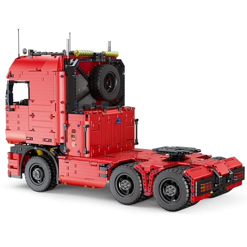 Building Blocks Tech MOC RC APP Pneumatic Tractor Truck Bricks Toy 19005 - 14
