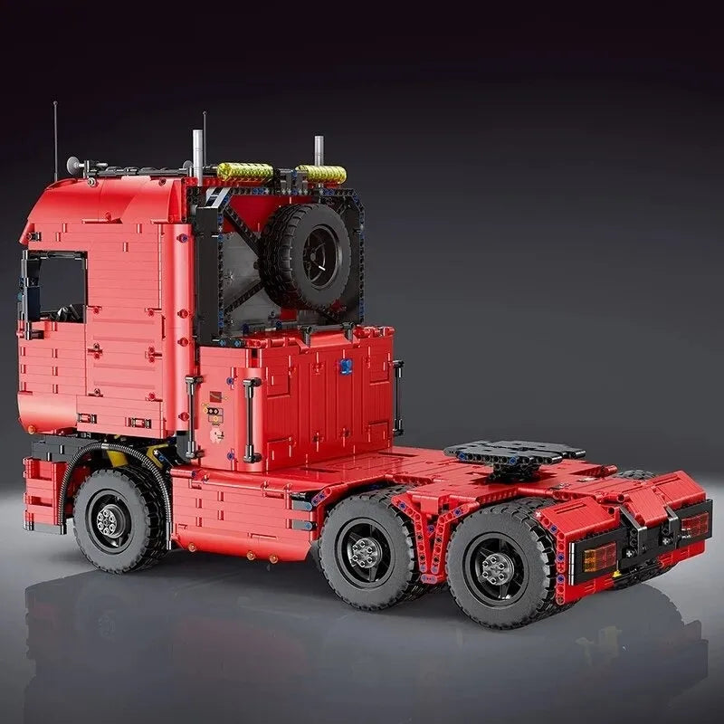 Building Blocks Tech MOC RC APP Pneumatic Tractor Truck Bricks Toy 19005 - 5