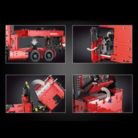 Thumbnail for Building Blocks Tech MOC RC APP Pneumatic Tractor Truck Bricks Toy 19005 - 6