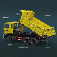 Thumbnail for Building Blocks Tech MOC RC APP Three Way Dump Truck Bricks Toys 17012 - 11