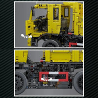 Thumbnail for Building Blocks Tech MOC RC APP Three Way Dump Truck Bricks Toys 17012 - 12