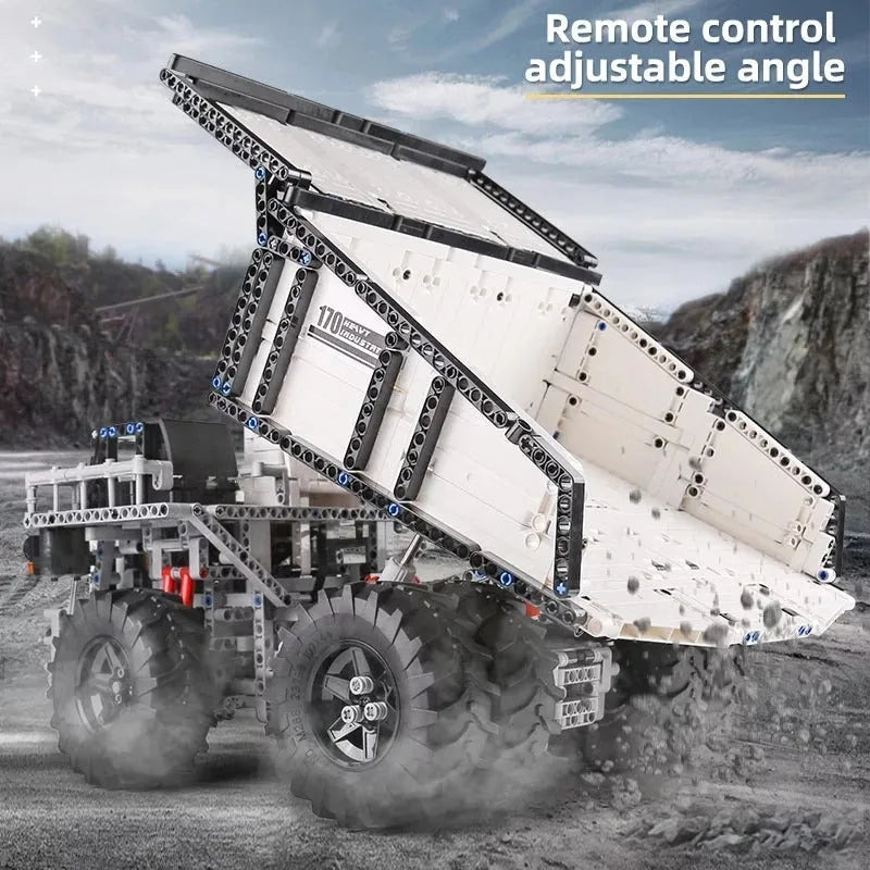 Building Blocks Tech MOC RC Custom Mining Dump Truck Bricks Toys 13170 - 5