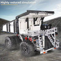 Thumbnail for Building Blocks Tech MOC RC Custom Mining Dump Truck Bricks Toys 13170 - 4
