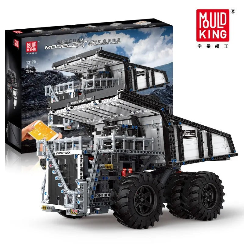 Building Blocks Tech MOC RC Custom Mining Dump Truck Bricks Toys 13170 - 7