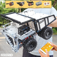 Thumbnail for Building Blocks Tech MOC RC Custom Mining Dump Truck Bricks Toys 13170 - 8