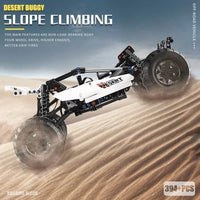 Thumbnail for Building Blocks Tech MOC RC Desert Racing Buggy Truck Bricks Toy 18001 - 17