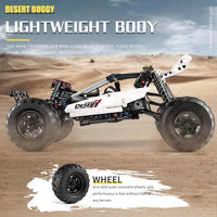 Thumbnail for Building Blocks Tech MOC RC Desert Racing Buggy Truck Bricks Toy 18001 - 7