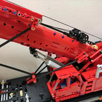 Thumbnail for Building Blocks Tech MOC RC Heavy GMK Mobile Crane Truck Bricks Toy 17013 - 14
