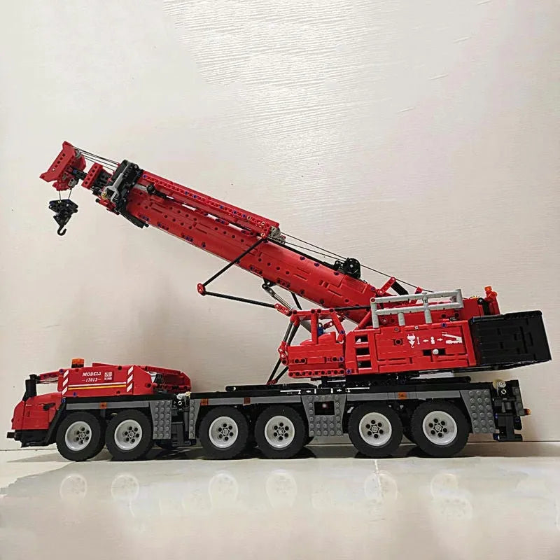 Building Blocks Tech MOC RC Heavy GMK Mobile Crane Truck Bricks Toy 17013 - 16