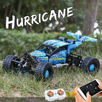 Thumbnail for Building Blocks Tech MOC RC Hurricane Climbing Buggy Truck Bricks Toy 18019 Construction Set Toys - 11