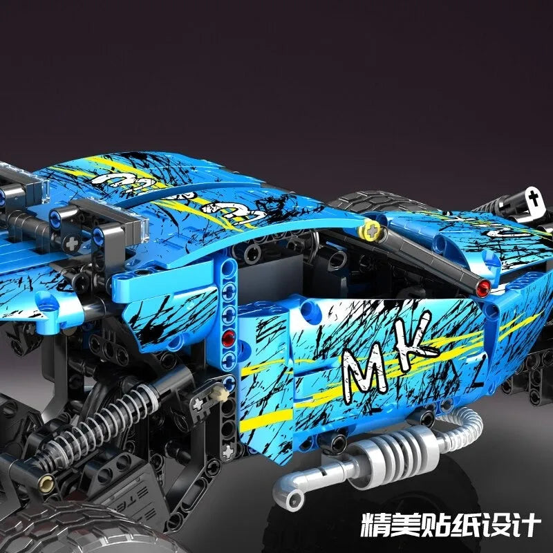 Building Blocks Tech MOC RC Hurricane Climbing Buggy Truck Bricks Toy 18019 Construction Set Toys - 5