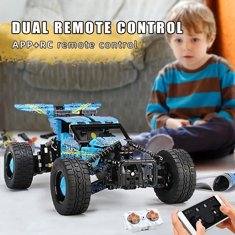 Building Blocks Tech MOC RC Hurricane Climbing Buggy Truck Bricks Toy 18019 Construction Set Toys - 7