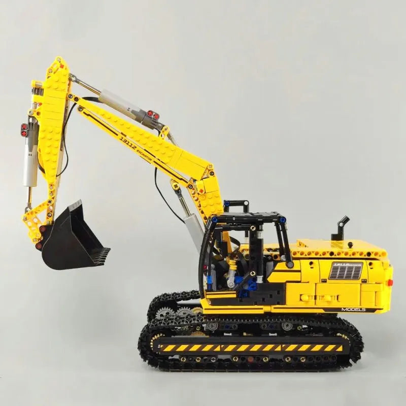 Building Blocks Tech MOC RC Link Belt 250 Excavator Truck Bricks Toy 13112 - 8