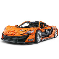 Thumbnail for Building Blocks Tech MOC RC McLaren P1 Racing Hypercar Bricks Toy 13090 - 4