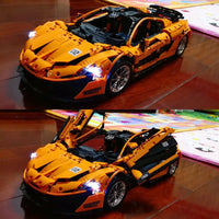 Thumbnail for Building Blocks Tech MOC RC McLaren P1 Racing Hypercar Bricks Toy 13090 - 15