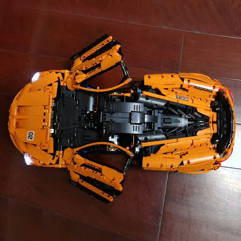 Building Blocks Tech MOC RC McLaren P1 Racing Hypercar Bricks Toy 13090 - 13