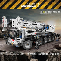 Thumbnail for Building Blocks Tech MOC RC Mobile Lifting Crane Truck Bricks Toys 17034 - 3