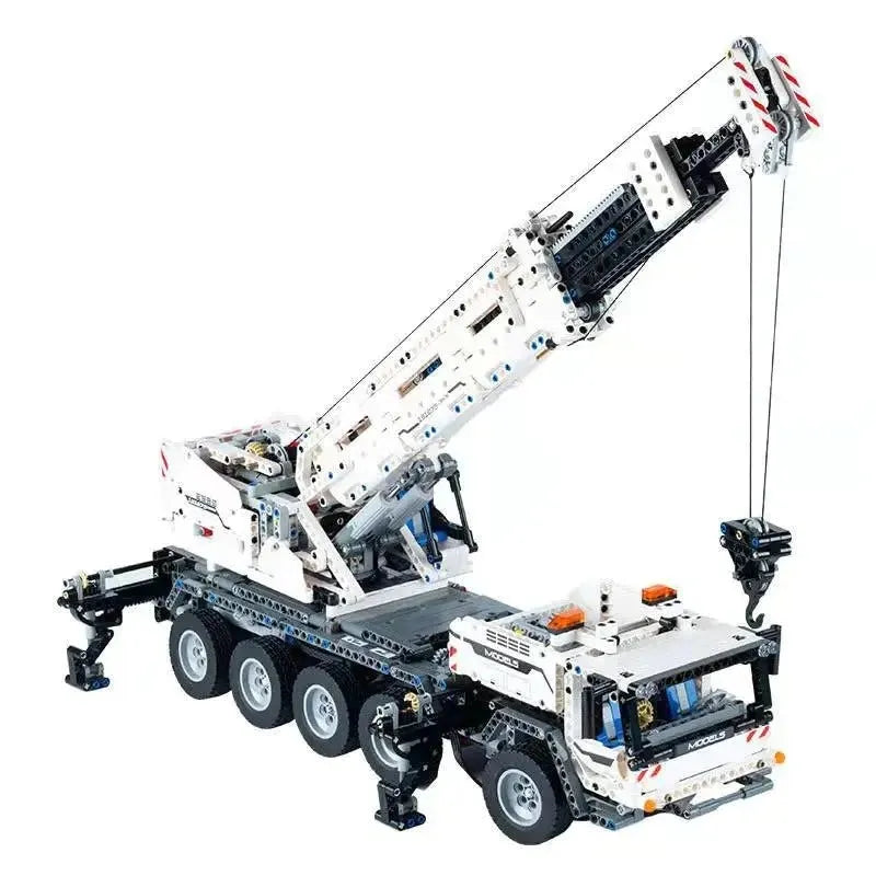 Building Blocks Tech MOC RC Mobile Lifting Crane Truck Bricks Toys 17034 - 12