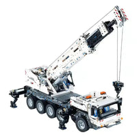 Thumbnail for Building Blocks Tech MOC RC Mobile Lifting Crane Truck Bricks Toys 17034 - 12