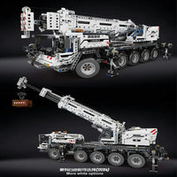 Thumbnail for Building Blocks Tech MOC RC Mobile Lifting Crane Truck Bricks Toys 17034 - 16