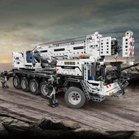 Thumbnail for Building Blocks Tech MOC RC Mobile Lifting Crane Truck Bricks Toys 17034 - 6