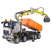 Thumbnail for Building Blocks Tech MOC RC Motorized Arocs 3245 Truck Bricks Toys 19007 - 8