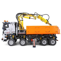Thumbnail for Building Blocks Tech MOC RC Motorized Arocs 3245 Truck Bricks Toys 19007 Construction Set Toys - 7