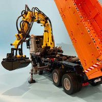 Thumbnail for Building Blocks Tech MOC RC Motorized Arocs 3245 Truck Bricks Toys 19007 Construction Set Toys - 14