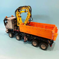 Thumbnail for Building Blocks Tech MOC RC Motorized Arocs 3245 Truck Bricks Toys 19007 Construction Set Toys - 15