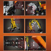 Thumbnail for Building Blocks Tech MOC RC Motorized Arocs 3245 Truck Bricks Toys 19007 - 12