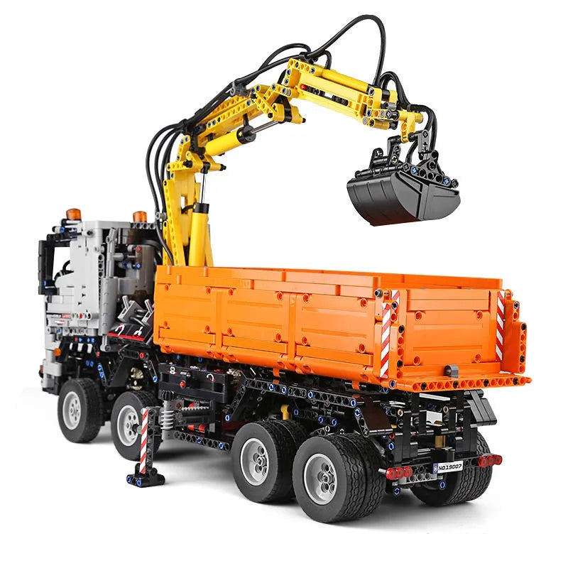 Building Blocks Tech MOC RC Motorized Arocs 3245 Truck Bricks Toys 19007 Construction Set Toys - 10
