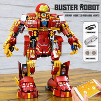 Thumbnail for Building Blocks Tech MOC RC Motorized Buster Steel Robot Bricks Toy 15039 - 6