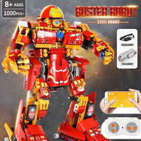 Thumbnail for Building Blocks Tech MOC RC Motorized Buster Steel Robot Bricks Toy 15039 - 7