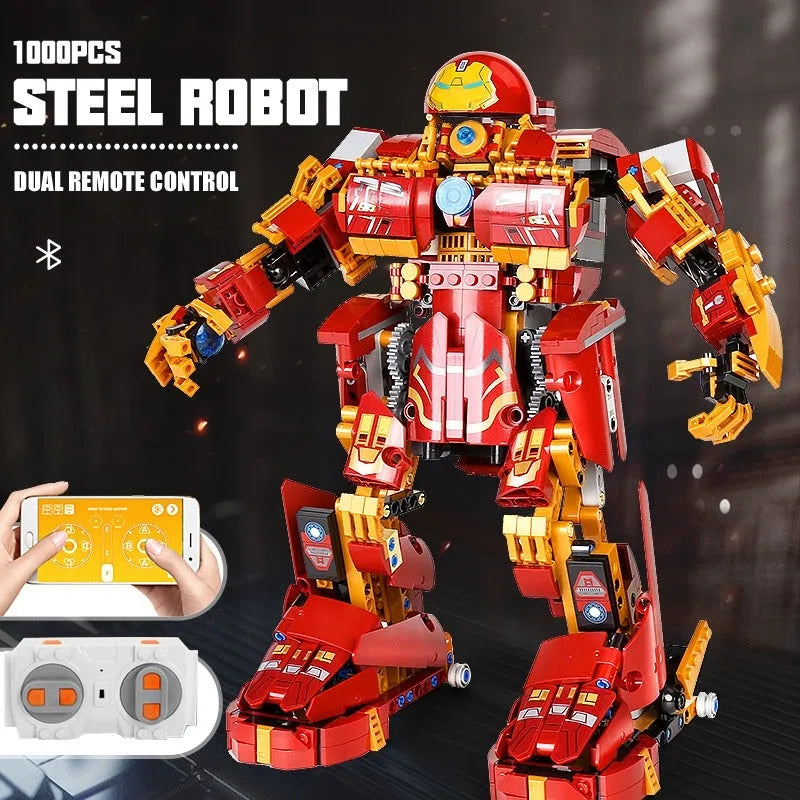 Building Blocks Tech MOC RC Motorized Buster Steel Robot Bricks Toy 15039 - 3
