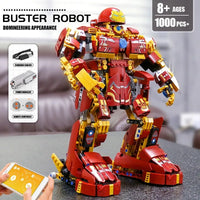 Thumbnail for Building Blocks Tech MOC RC Motorized Buster Steel Robot Bricks Toy 15039 - 5