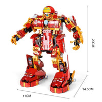 Thumbnail for Building Blocks Tech MOC RC Motorized Buster Steel Robot Bricks Toy 15039 - 4