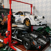 Thumbnail for Building Blocks Tech MOC RC Motorized Car Lift Bricks Toy 13053 - 13